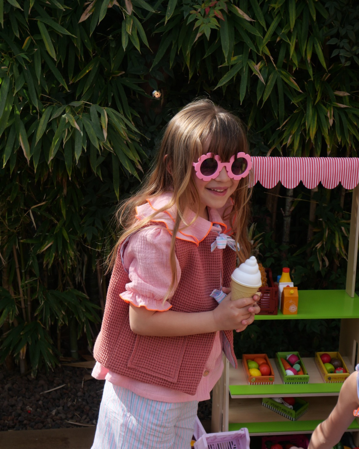 Agathe Raspberry Blouse