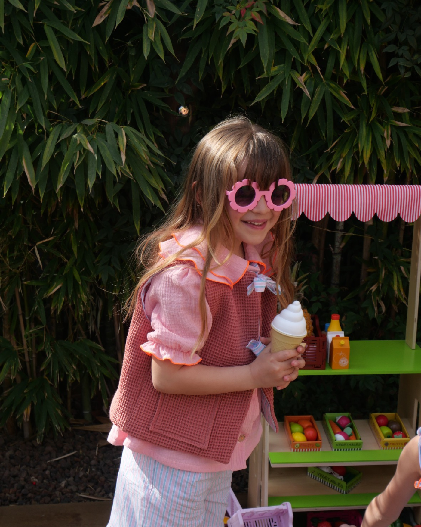 Agathe Raspberry Blouse