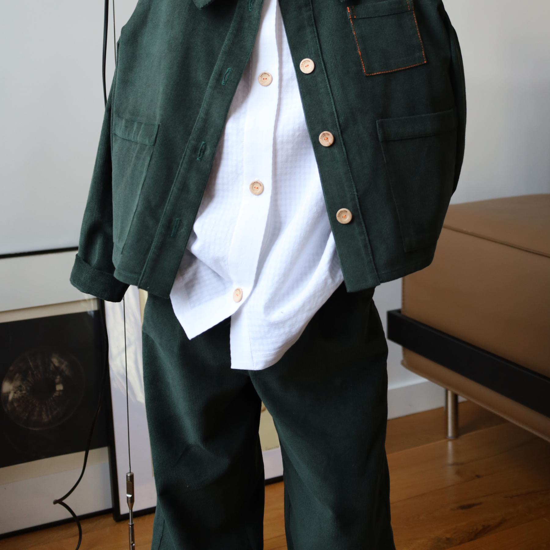 Agathe Orange/Mauve Blouse