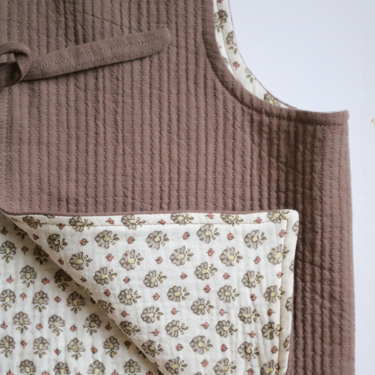 Agathe Orange/Mauve Blouse