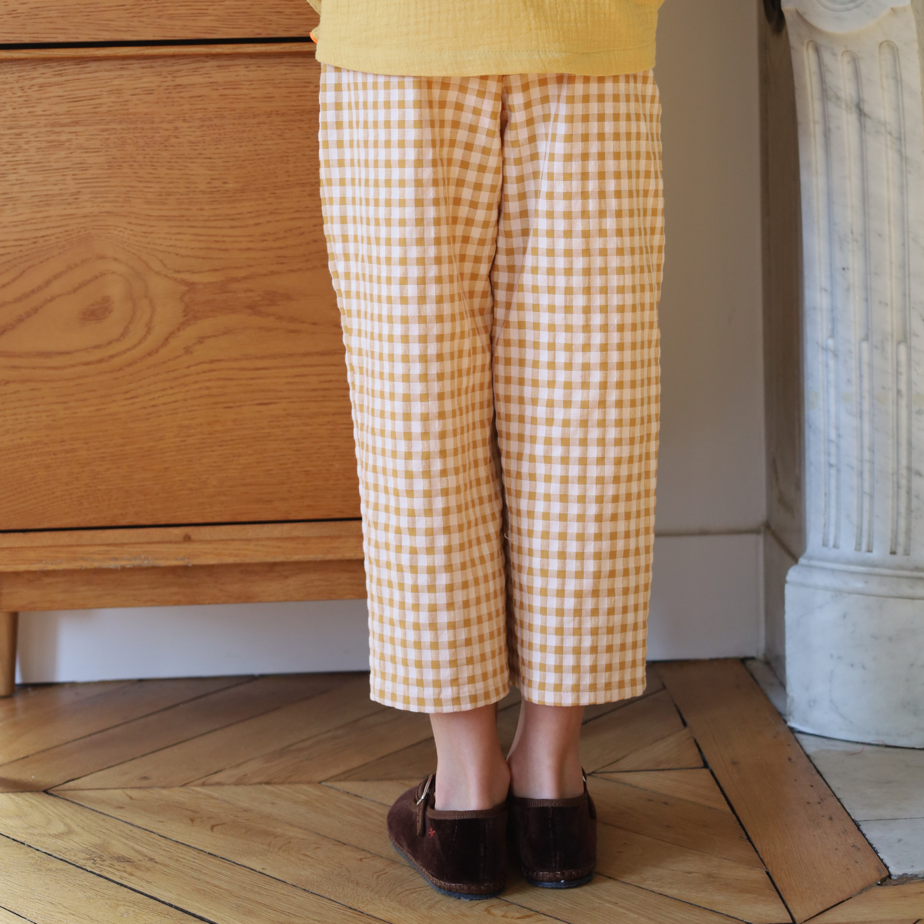 Agathe Orange/Mauve Blouse