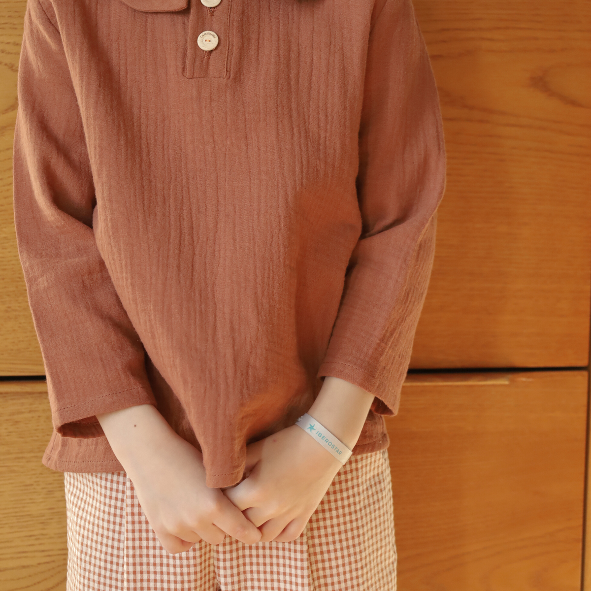 Agathe Orange/Mauve Blouse