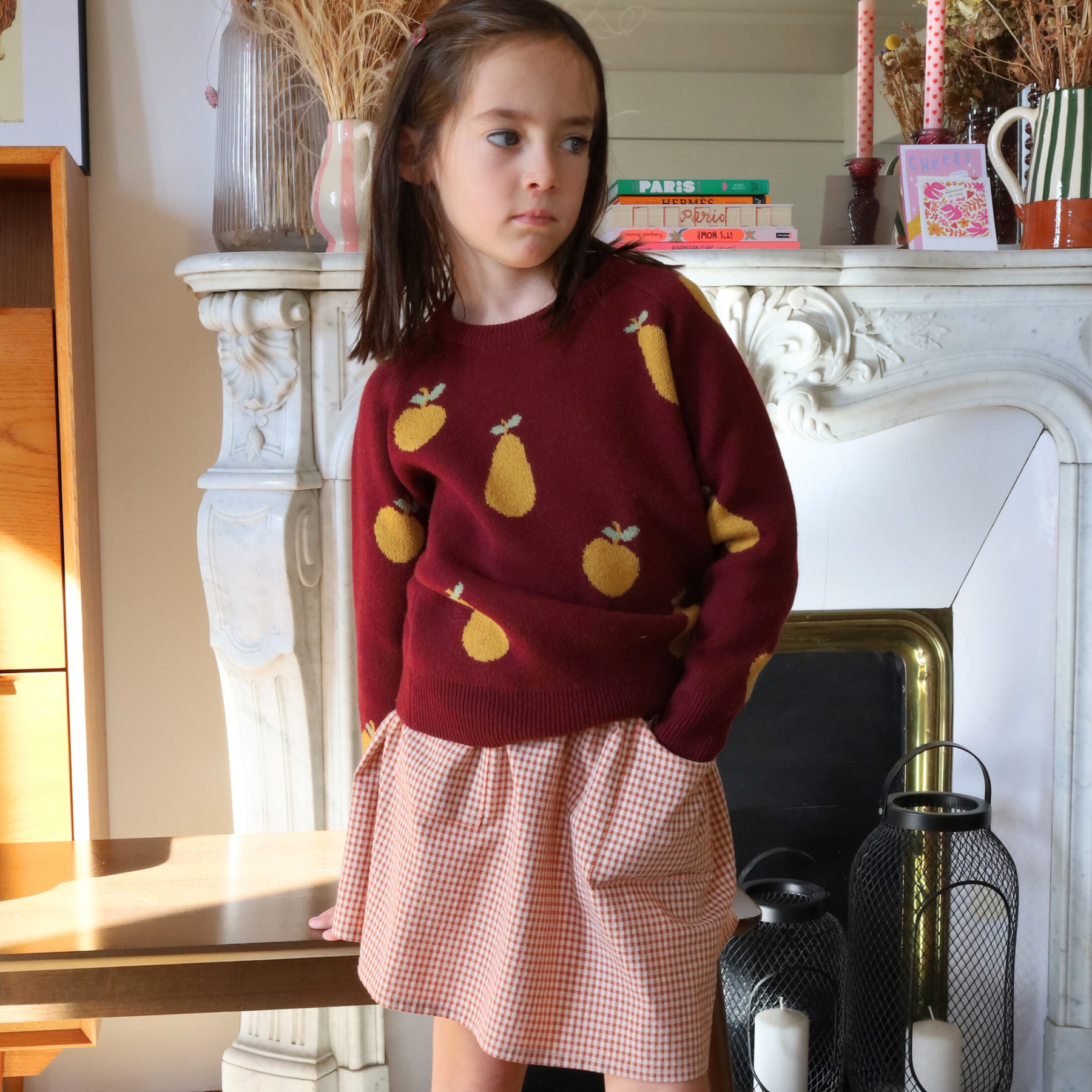 PULL CHARLIE BORDEAUX