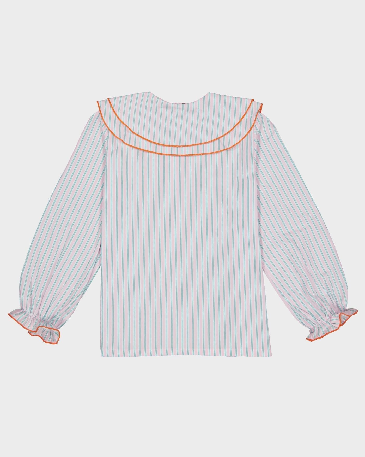 Mia Strawberry Striped Blouse