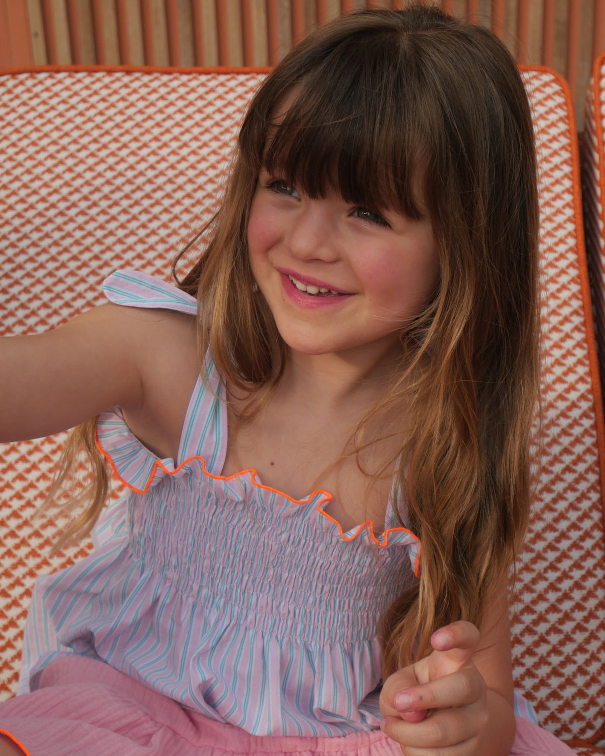 Blouse Valentine Fraise Rayé