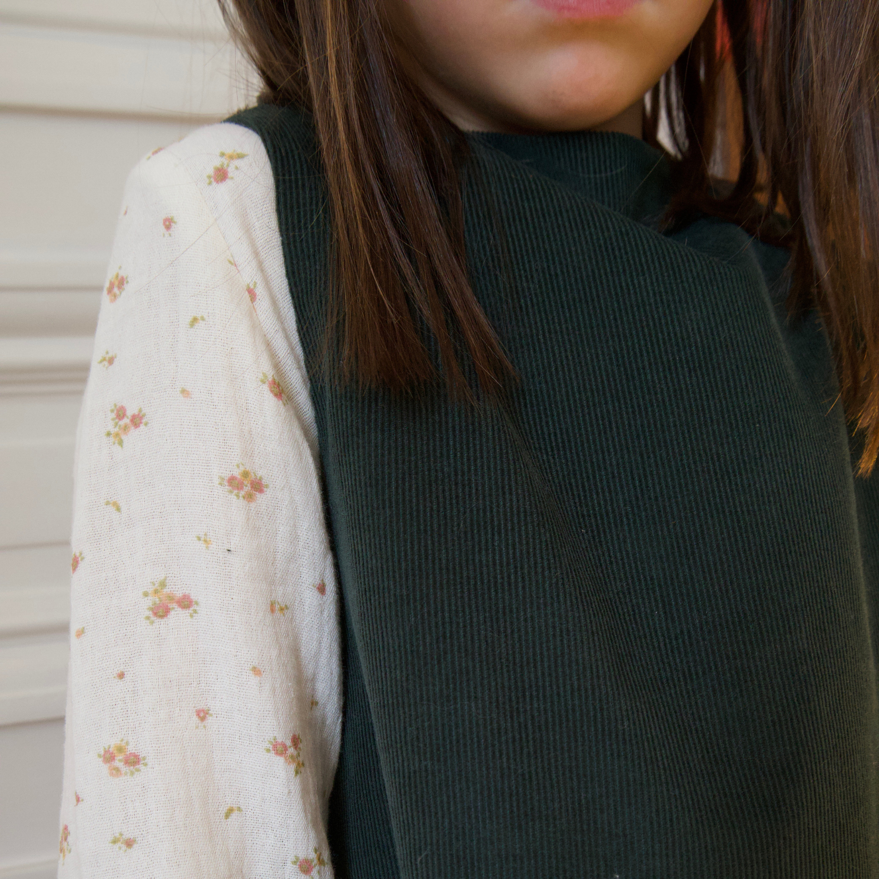 Agathe Orange/Mauve Blouse