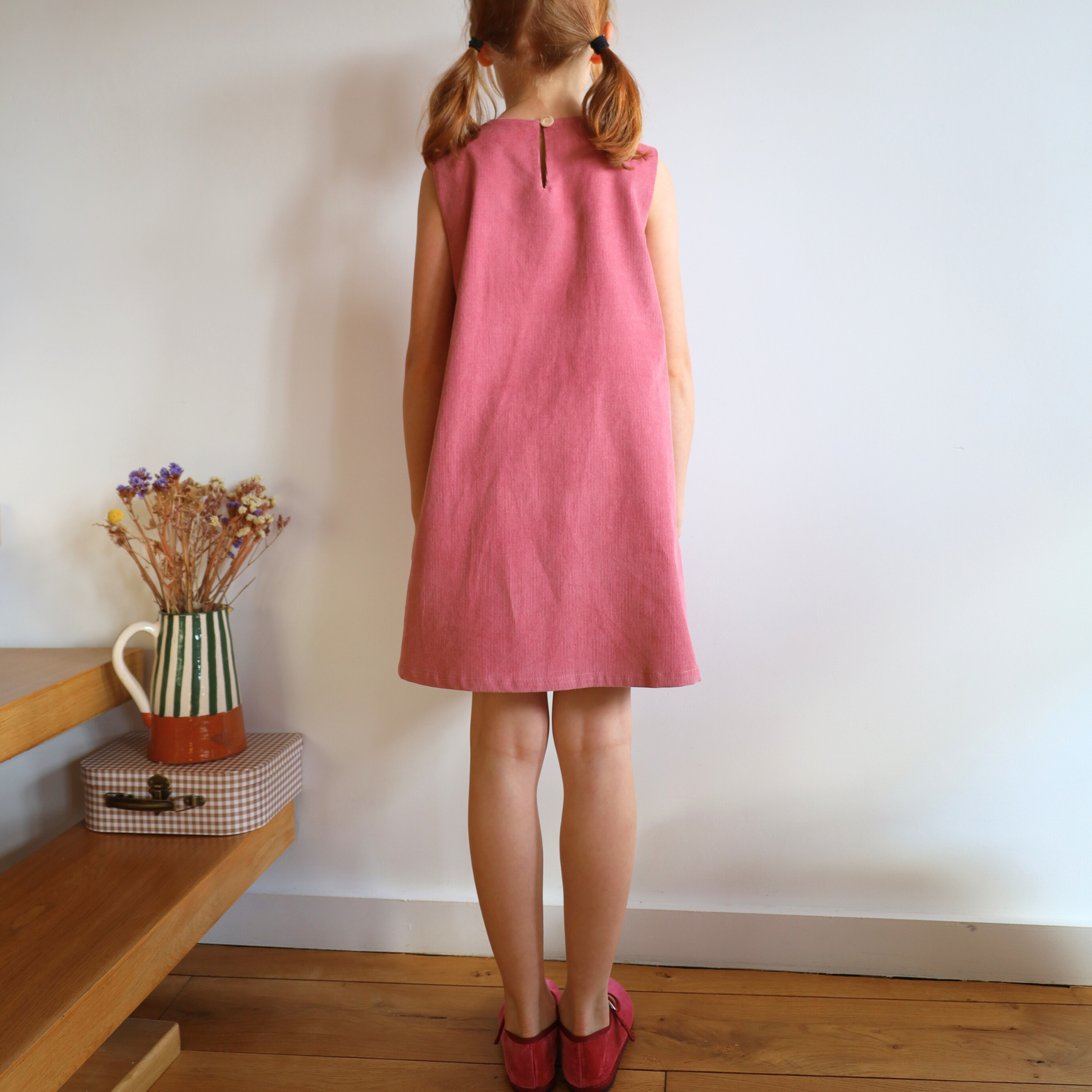 Agathe Orange/Mauve Blouse