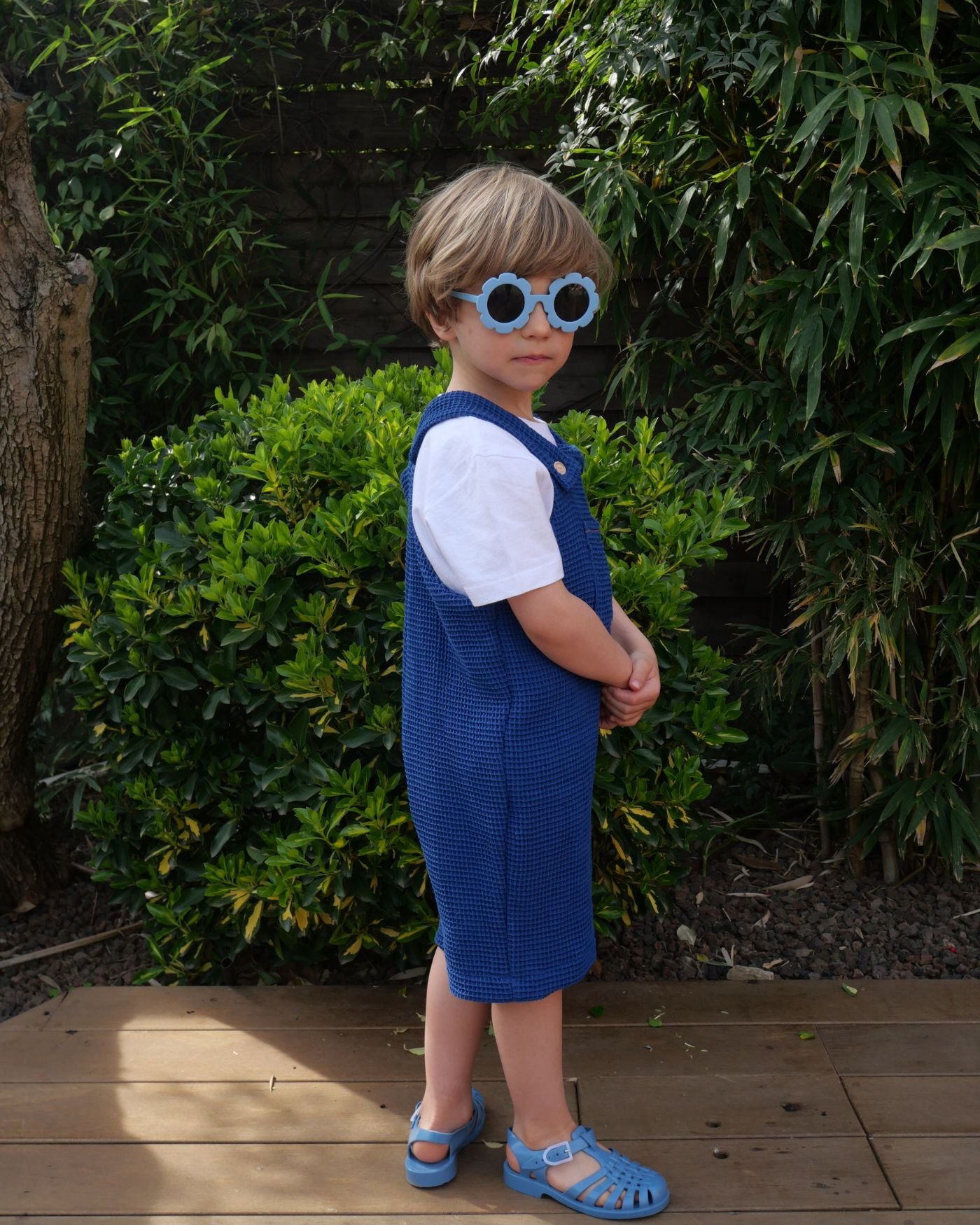 Salopette Lou Schtroumpf