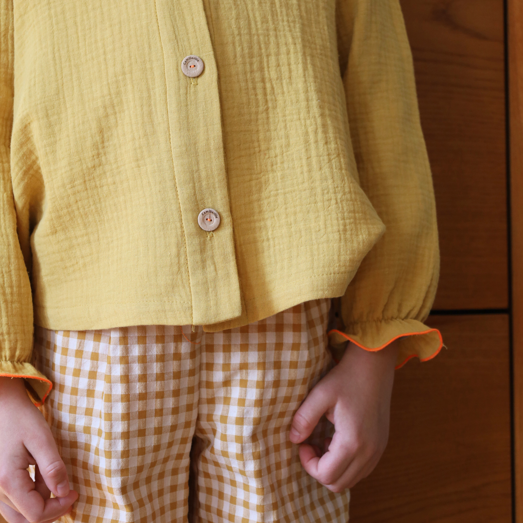 BLOUSE VICTOIRE MOUTARDE