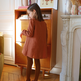 Agathe Orange/Mauve Blouse