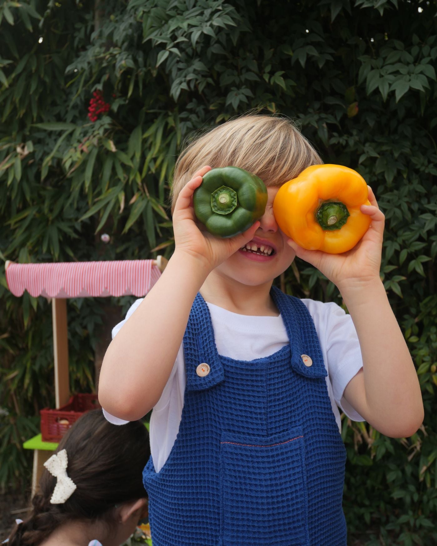 Salopette Lou Schtroumpf