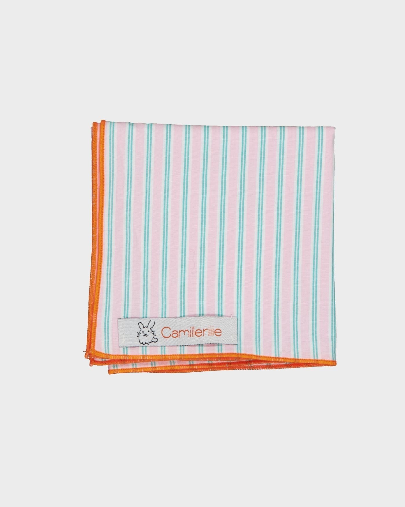 Foulard Fraise Rayé