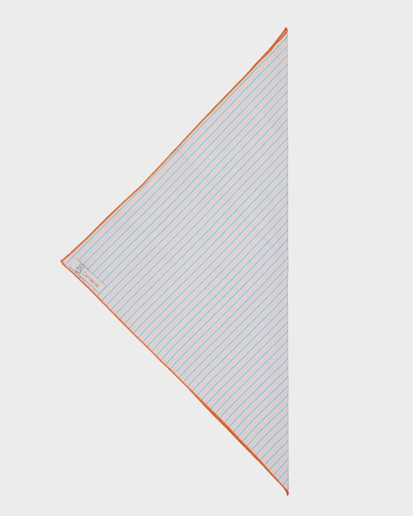 Foulard Fraise Rayé