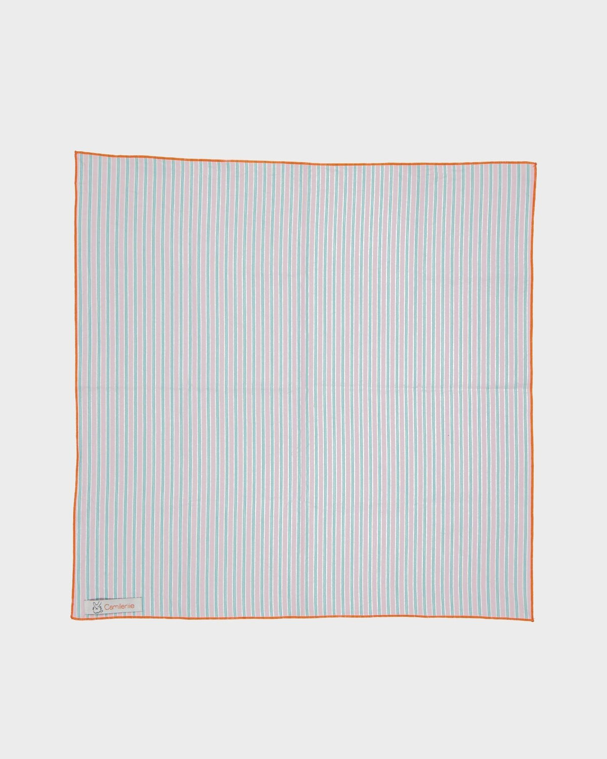 Foulard Fraise Rayé