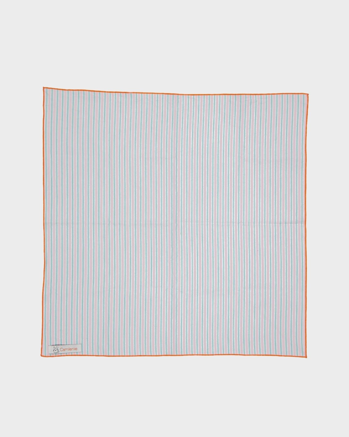 Foulard Fraise Rayé