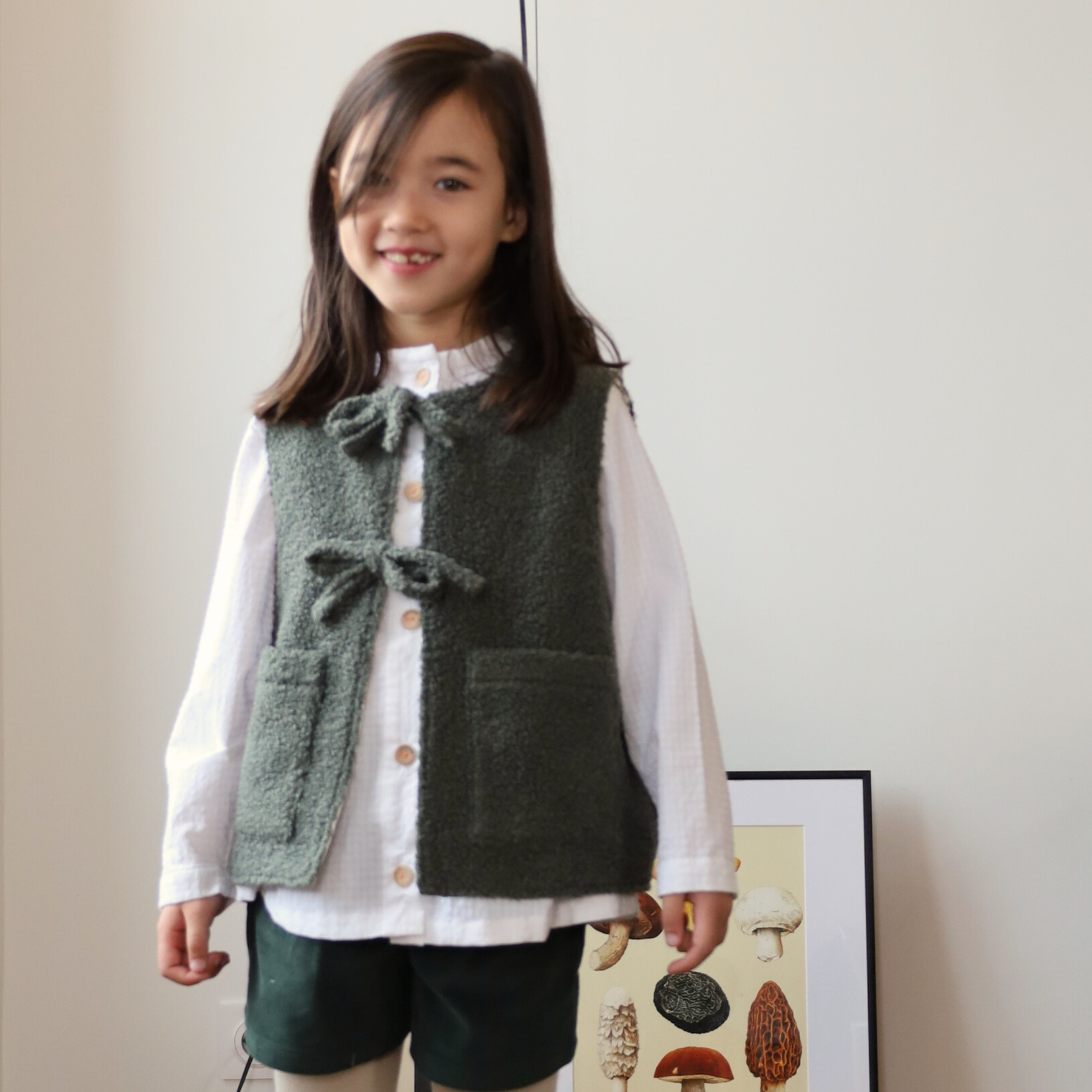 Agathe Orange/Mauve Blouse