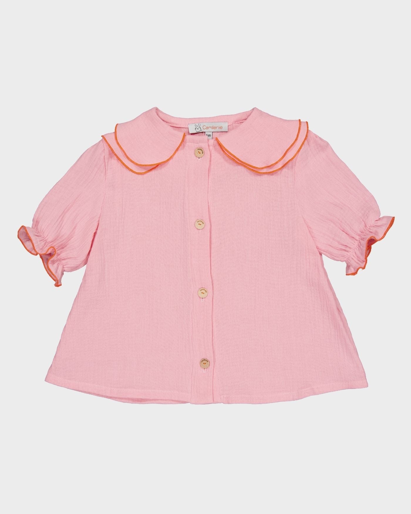 Agathe Raspberry Blouse