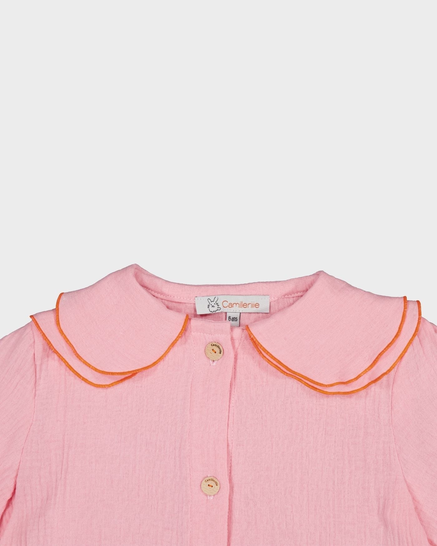 Agathe Raspberry Blouse