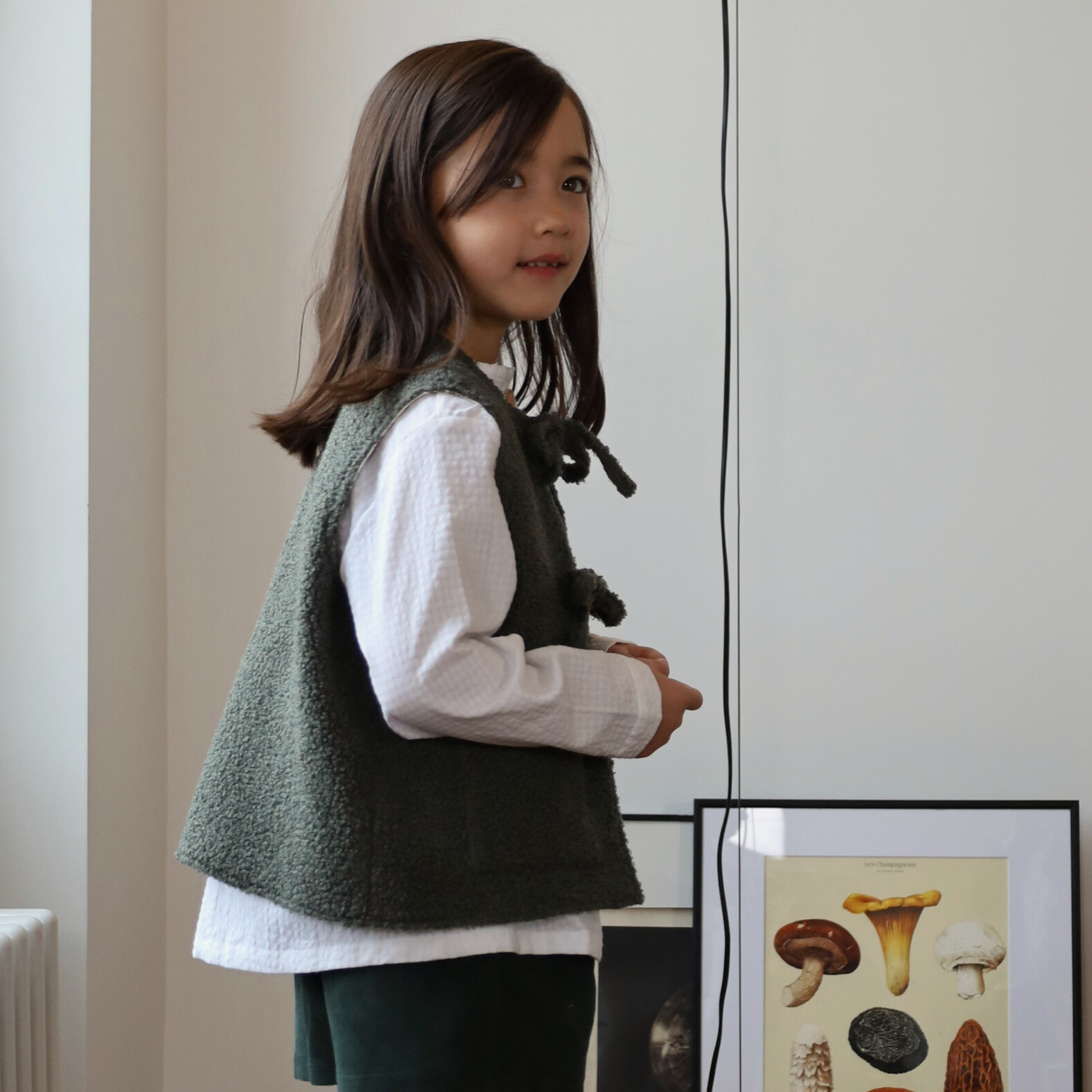 Agathe Orange/Mauve Blouse