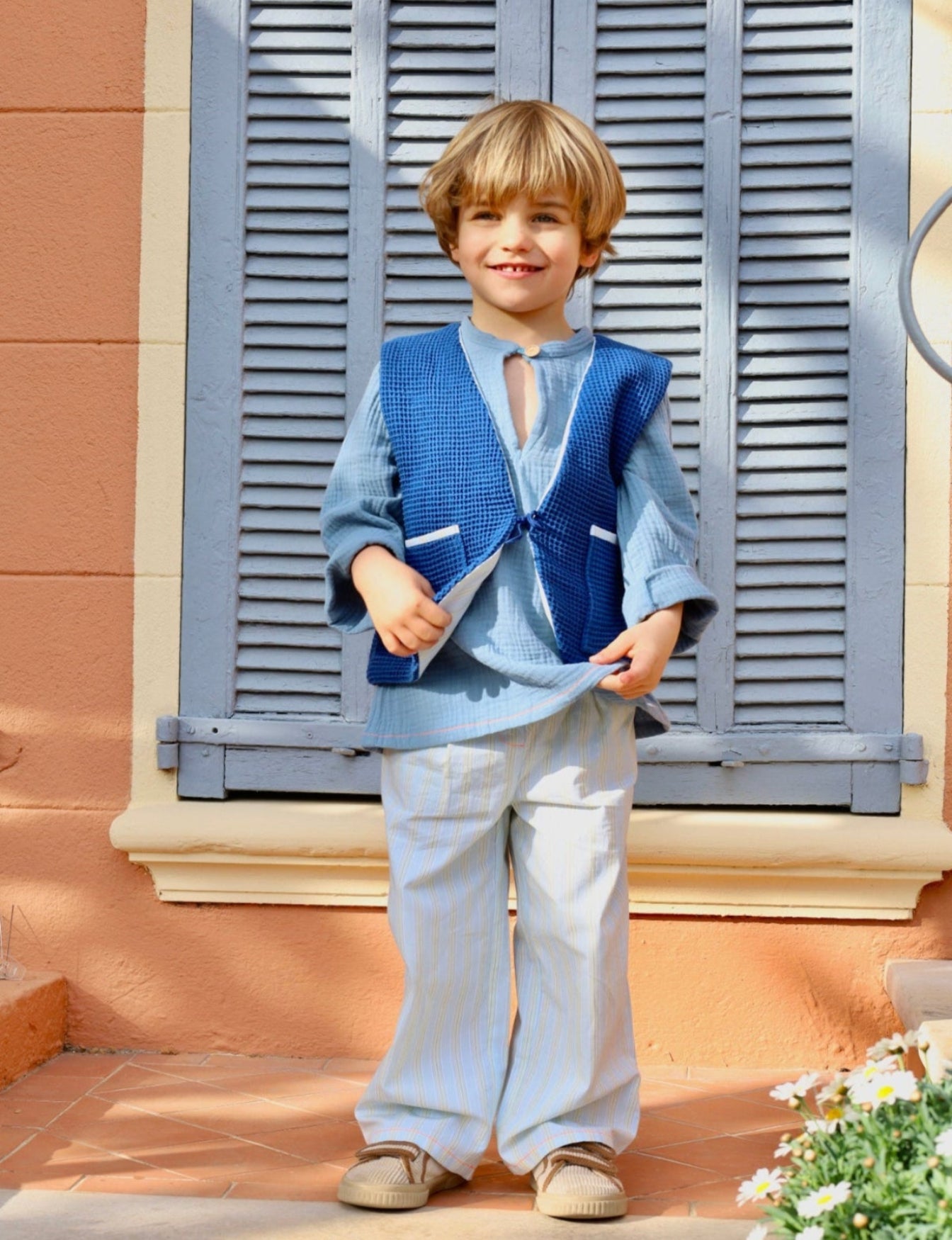 Gilet Eliott Schtroumpf