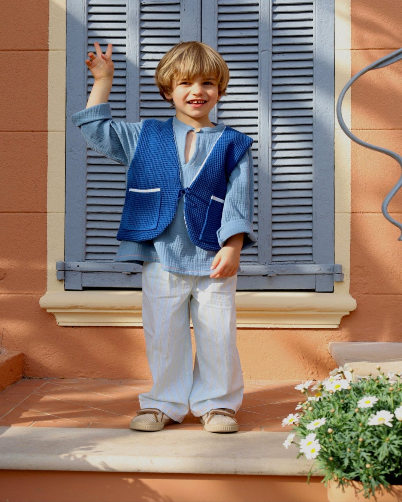 Gilet Eliott Schtroumpf