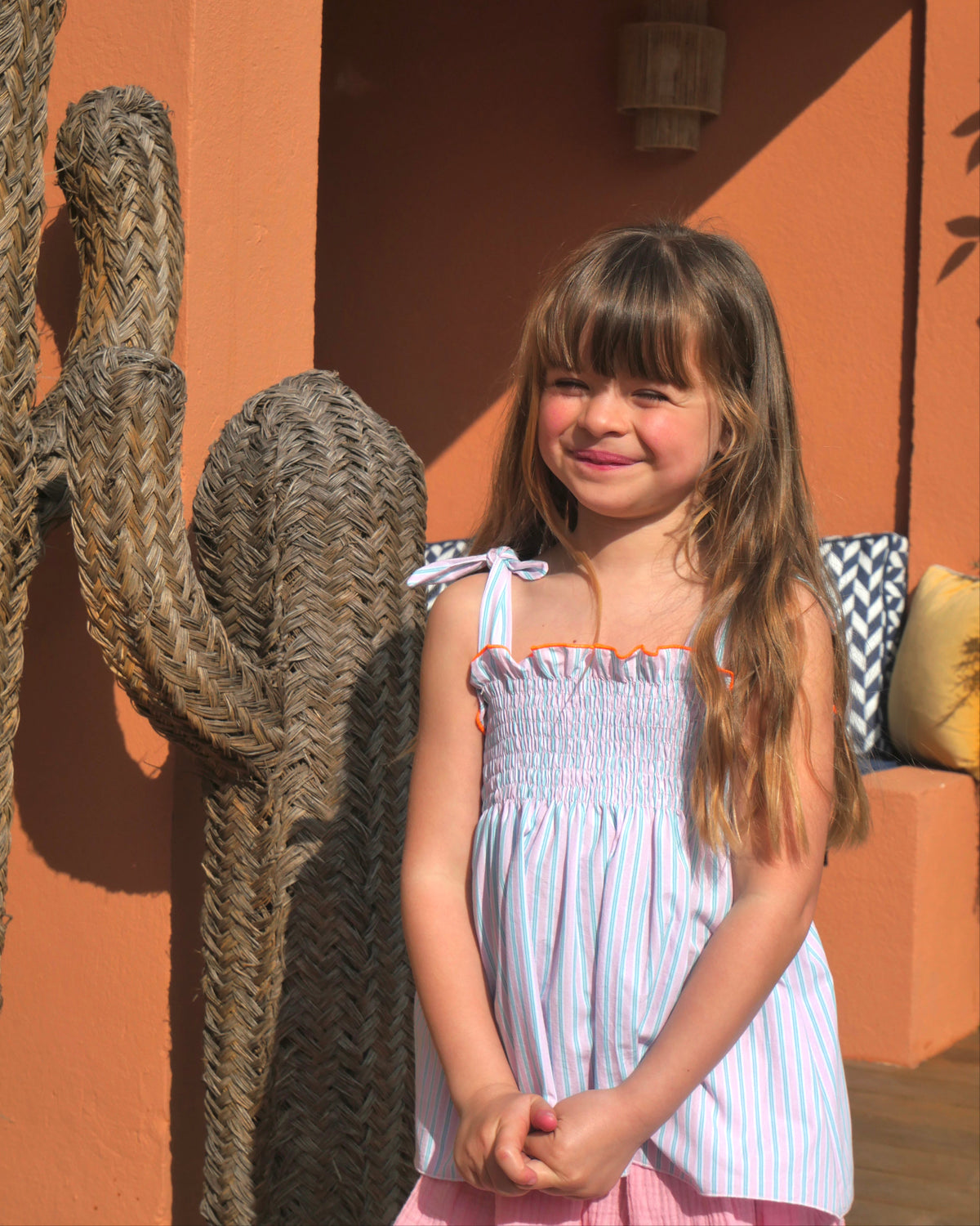 Blouse Valentine Fraise Rayé