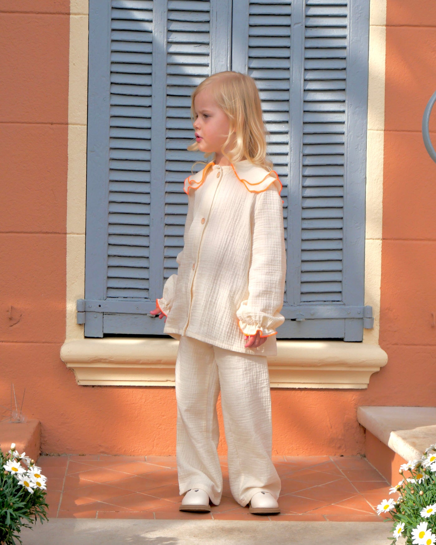 Pantalon Michel Vanille