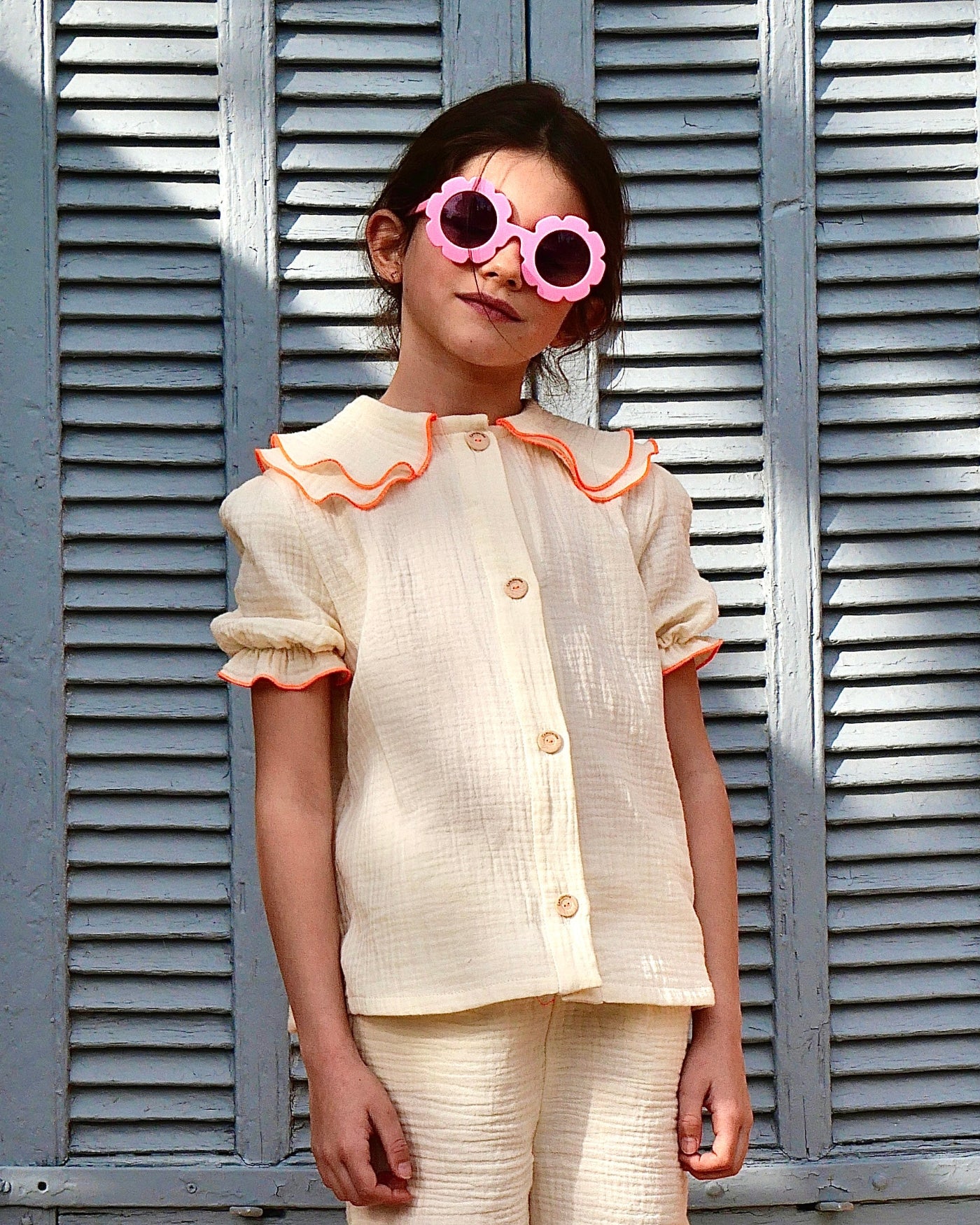 Blouse Agathe Vanille