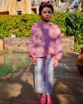 Pantalon Michel Fraise Rayé