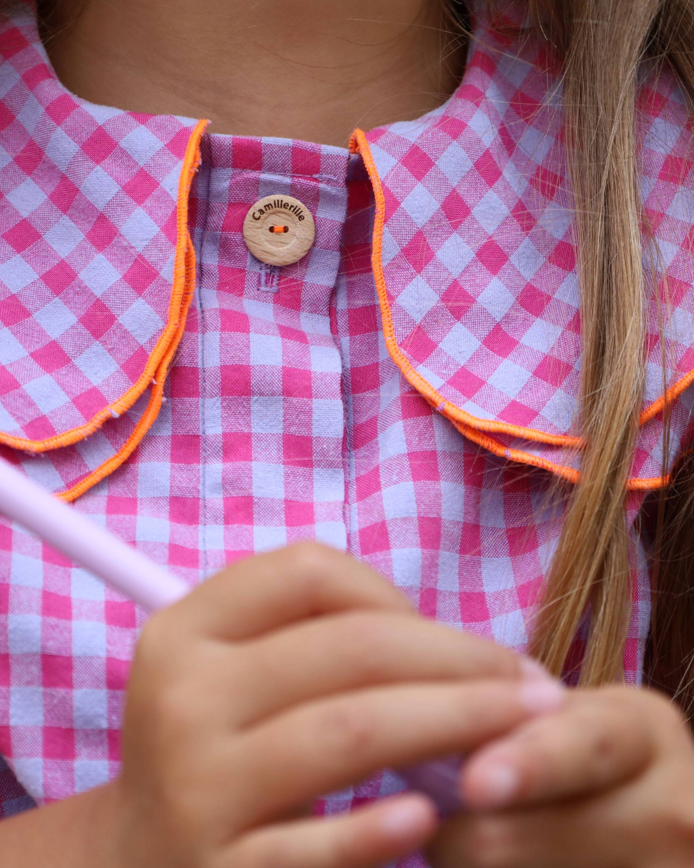Blouse Agathe Rosé/Mauve