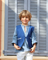 Gilet Eliott Schtroumpf