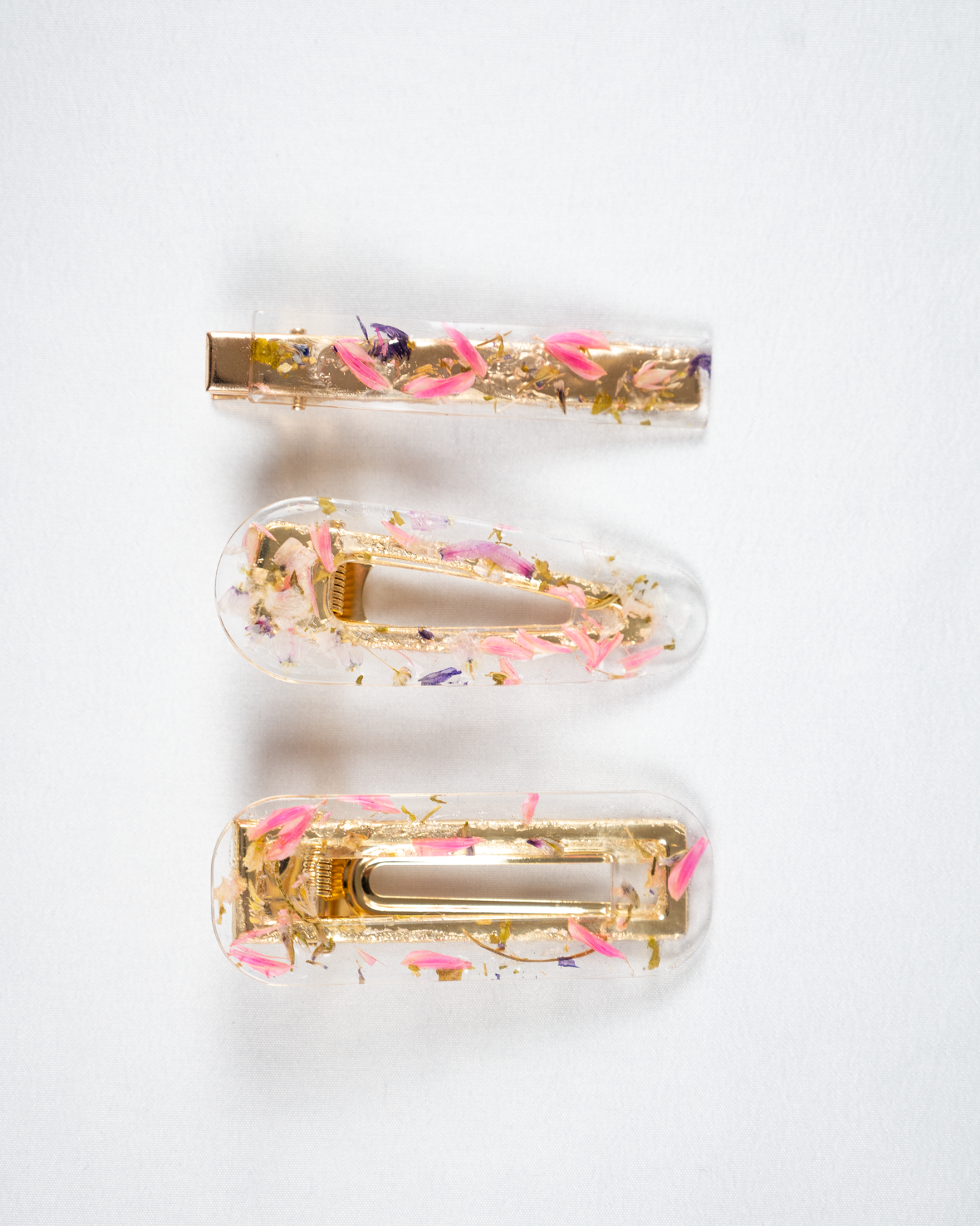 Lot de 3 barrettes