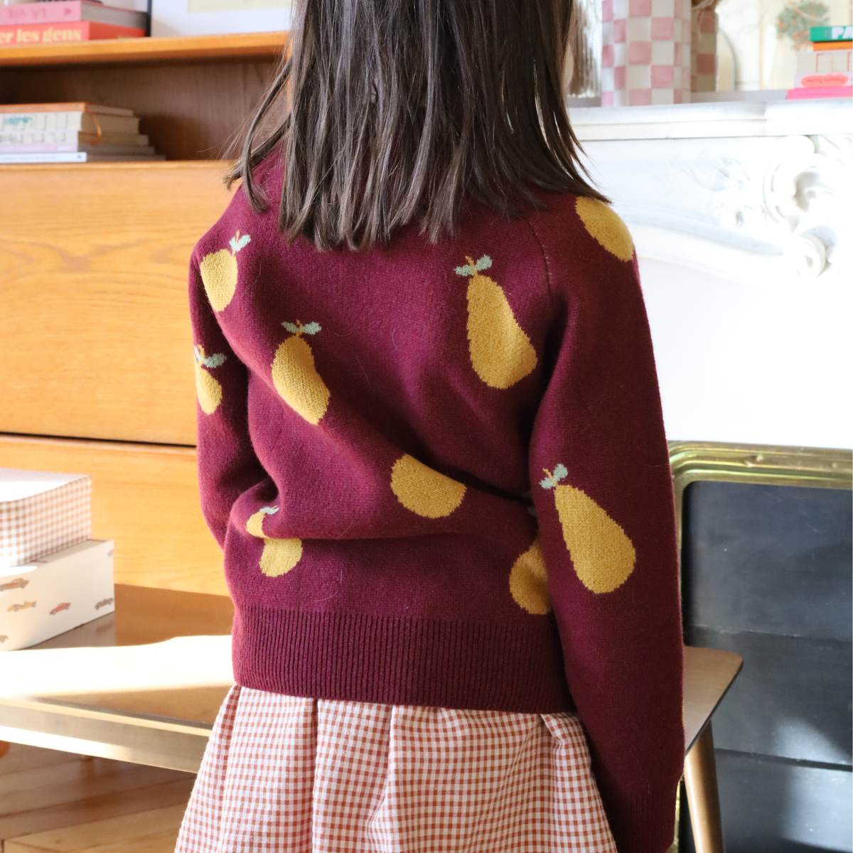 PULL CHARLIE BORDEAUX