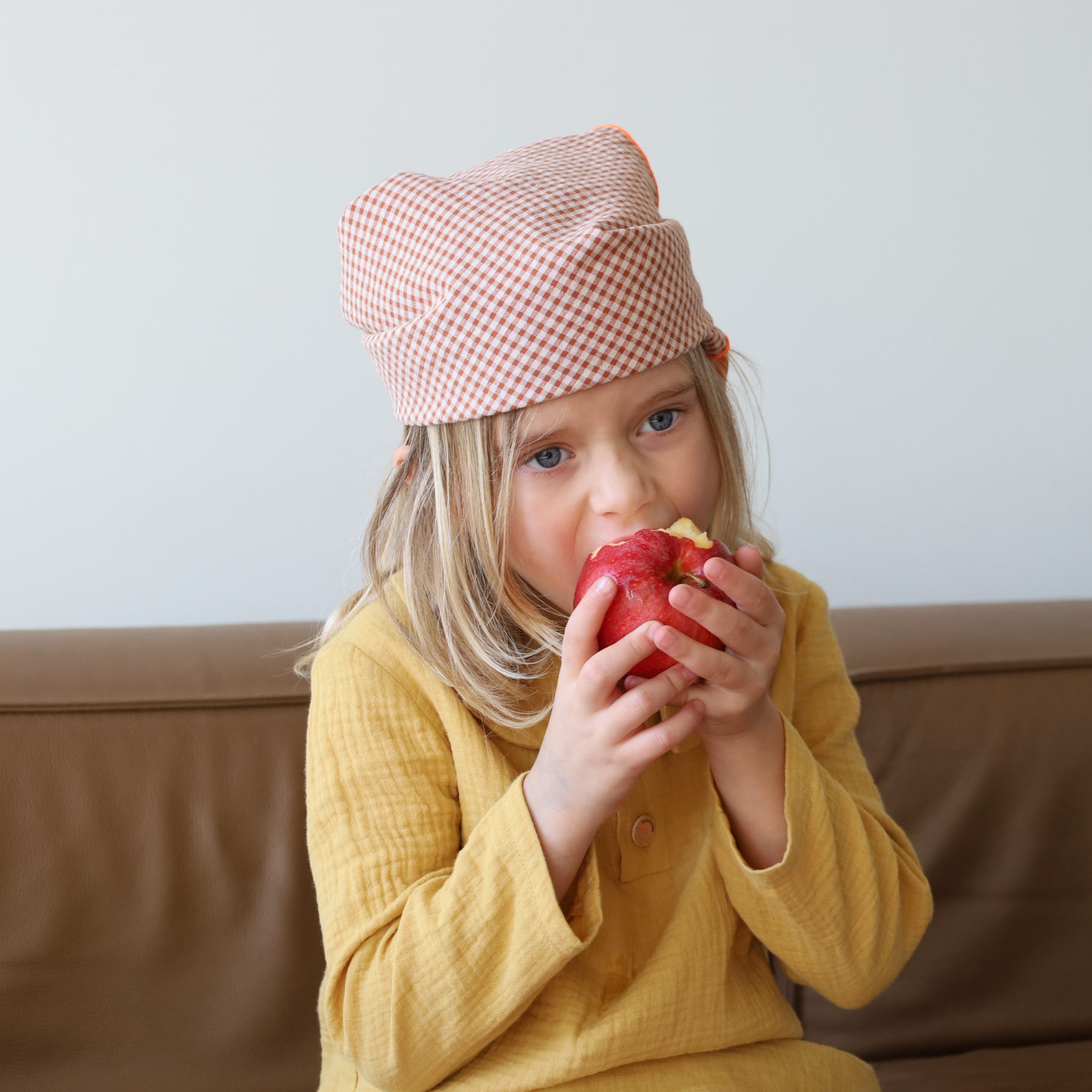 FOULARD ERNEST VICHY ARGILE