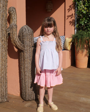 Blouse Valentine Fraise Rayé