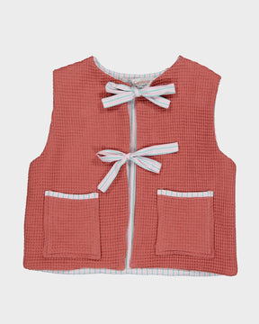 Gilet Alice Fraise