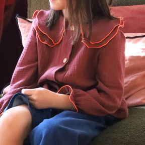 BLOUSE VICTOIRE BORDEAUX