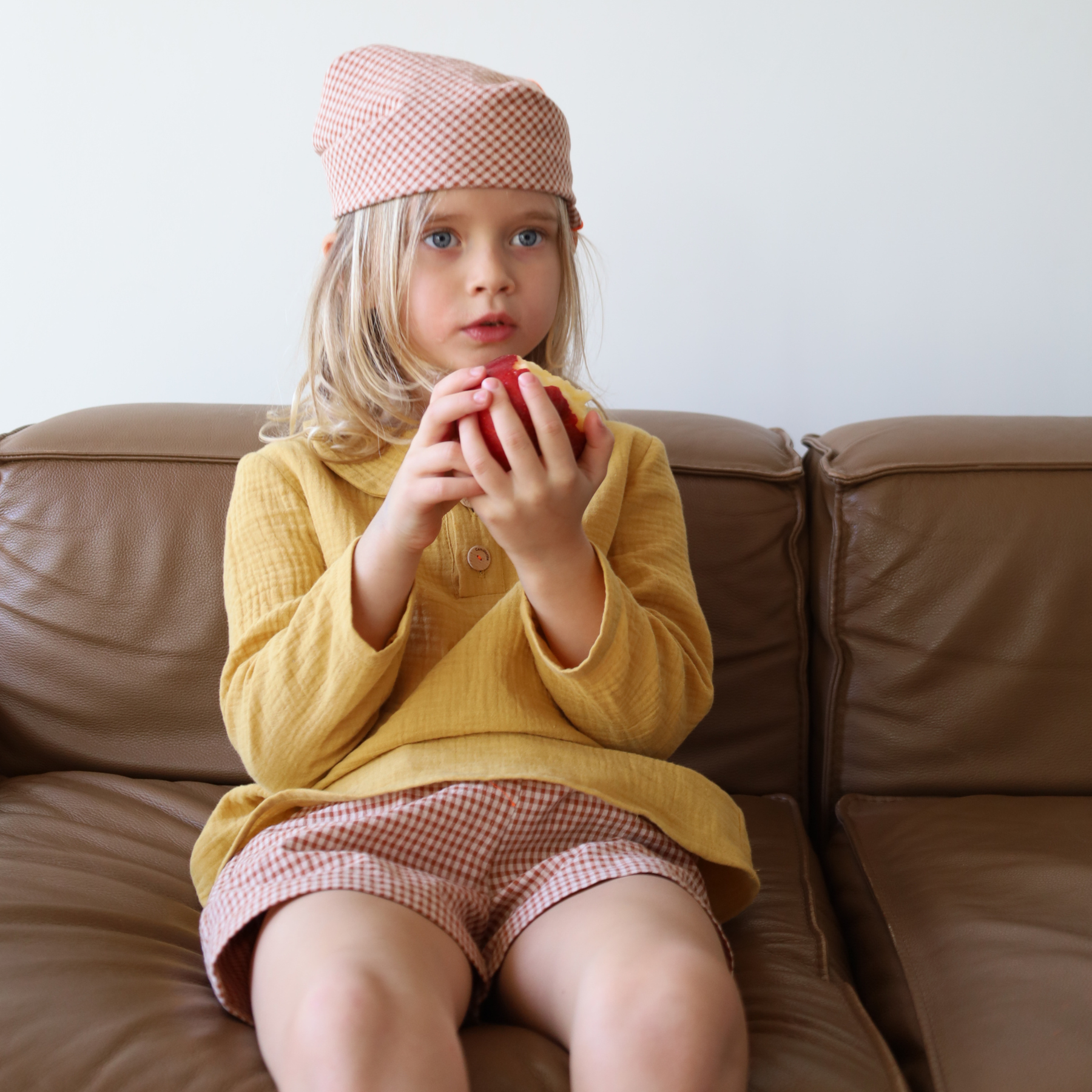 FOULARD ERNEST VICHY ARGILE