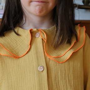 BLOUSE VICTOIRE MOUTARDE