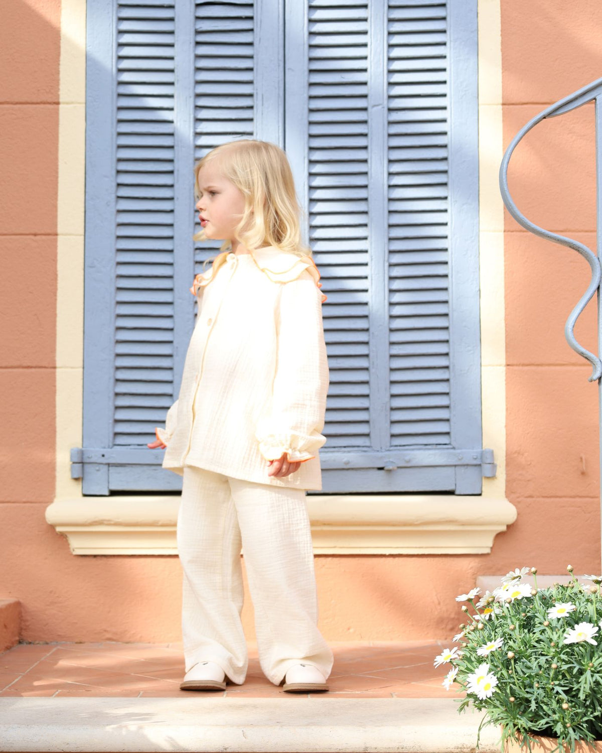 Pantalon Michel Vanille