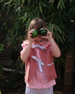 Gilet Alice Fraise