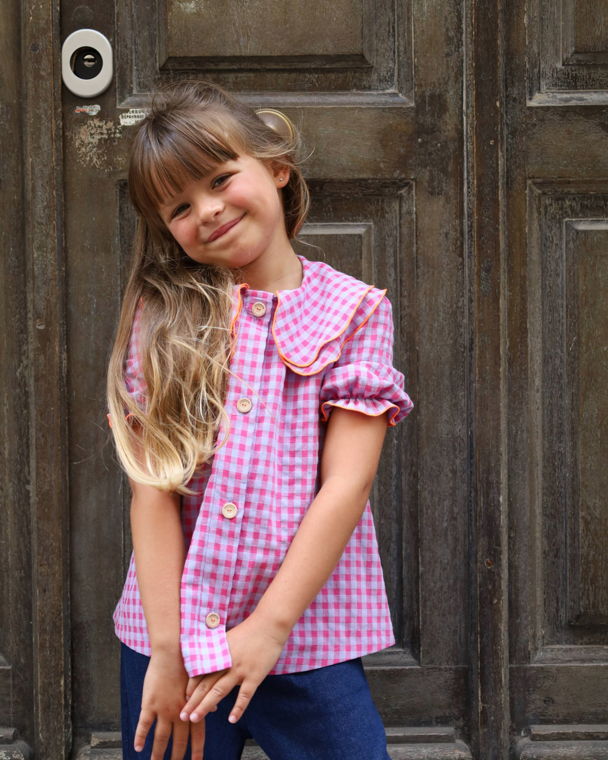 Blouse Agathe Rosé/Mauve