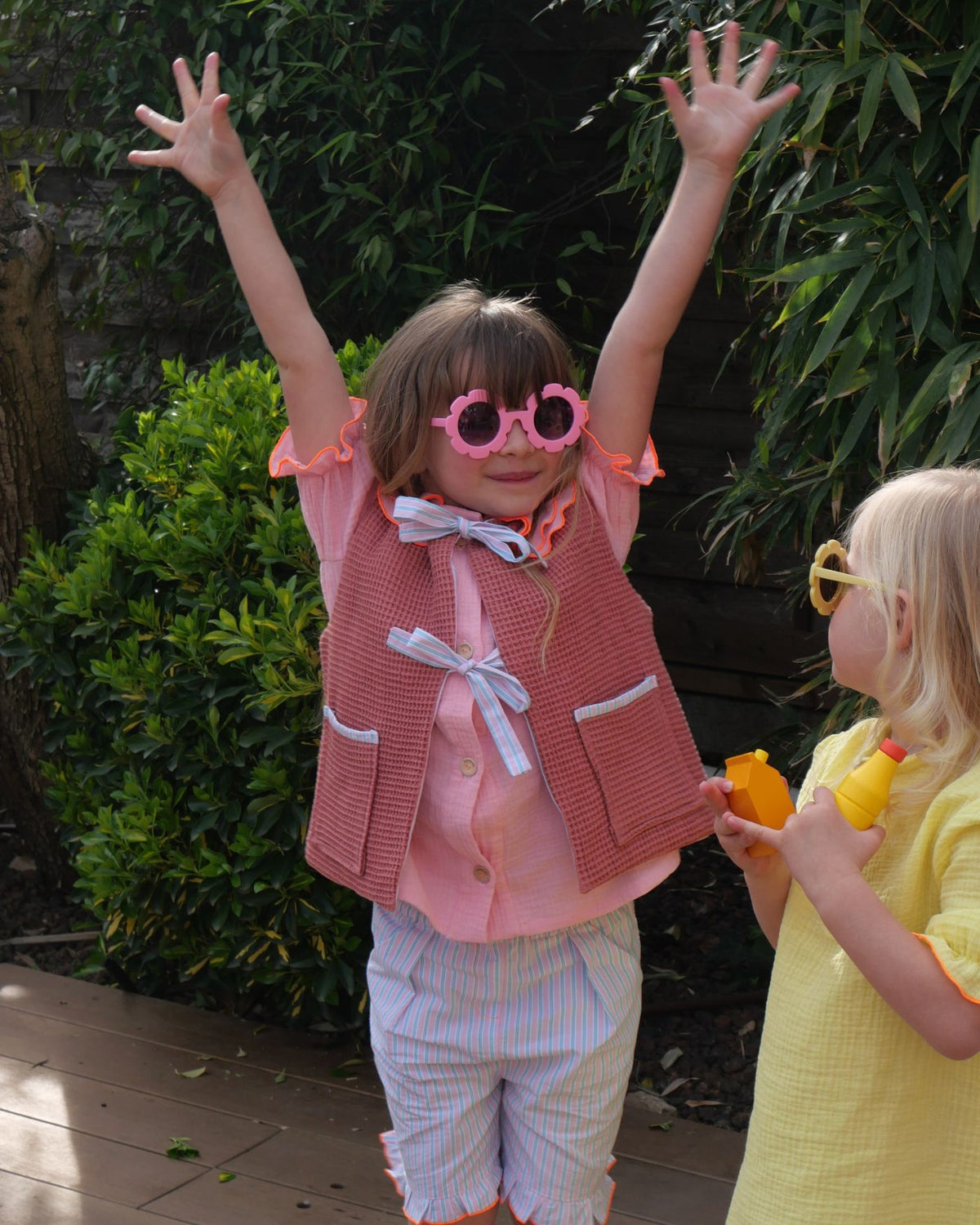 Gilet Alice Fraise